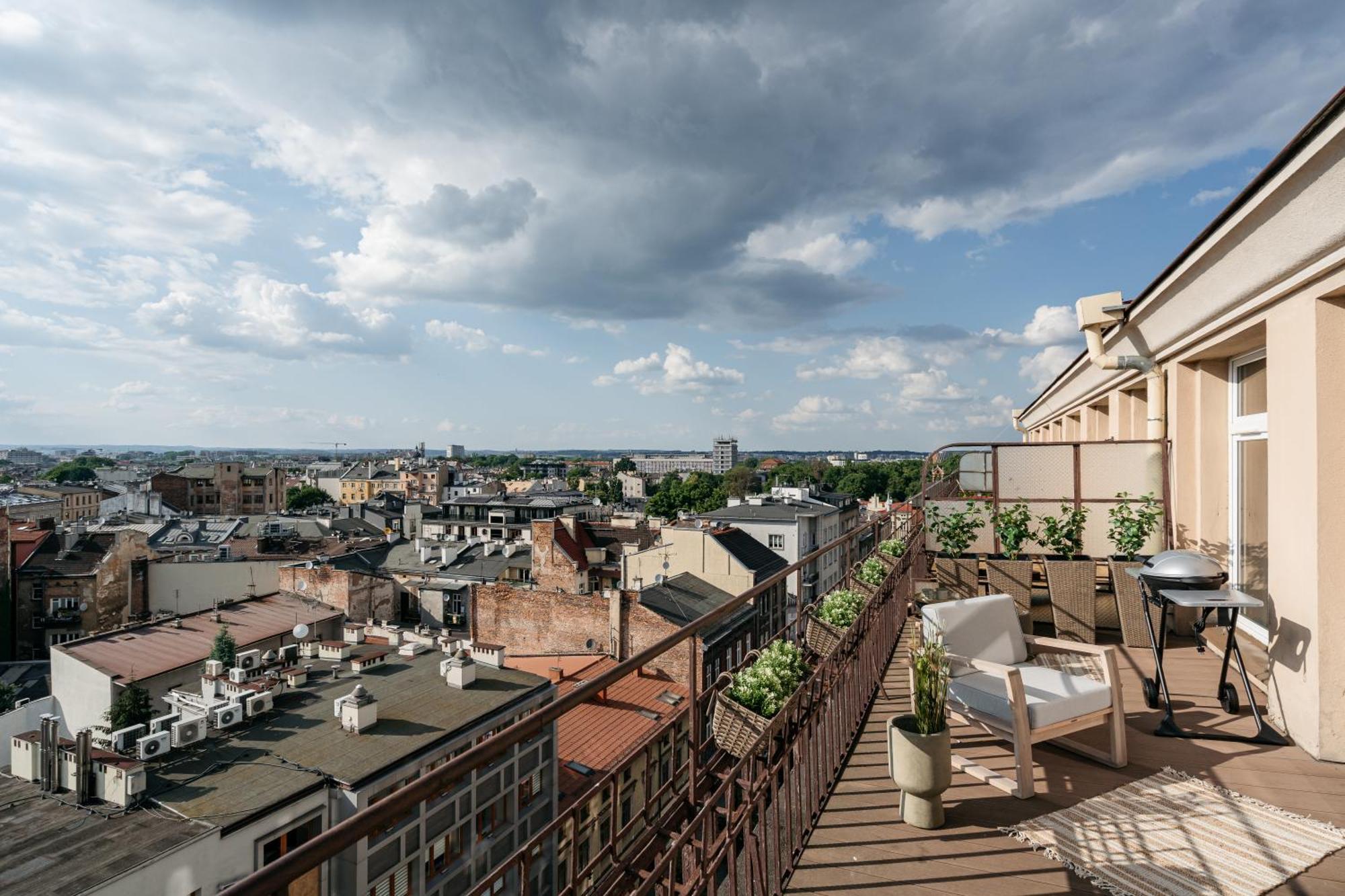 Апартаменты Penthouse Panorama - Loftaffair Краков Экстерьер фото